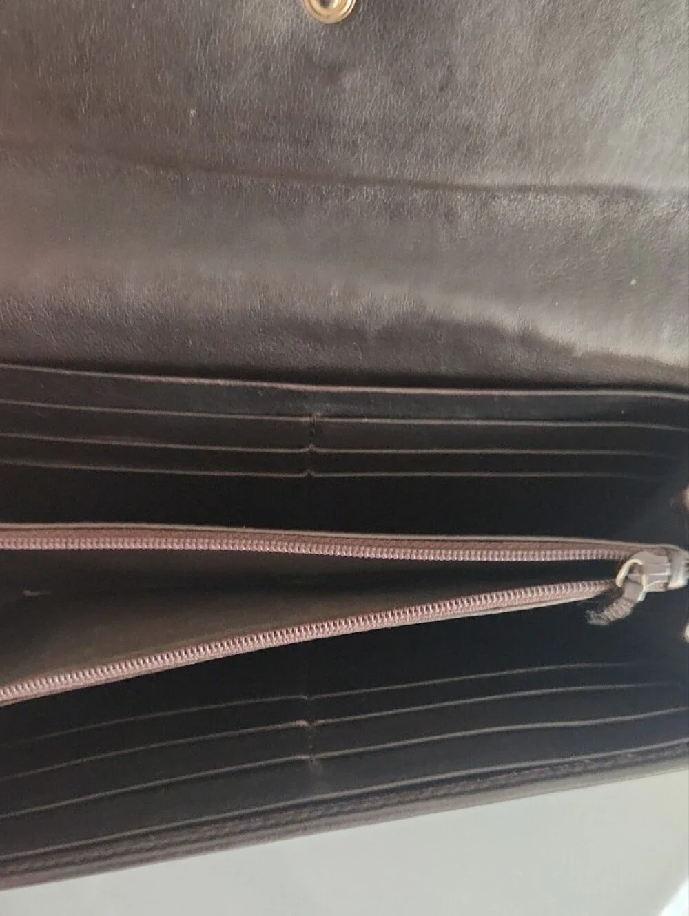 Gucci Black Embossed GG Continental Wallet with Bow Detail. Perfect FALL color